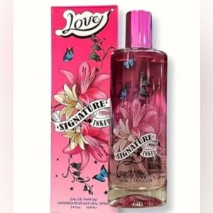 Love Signature Inked Eau De Parfum for women 3.4 oz New in Box